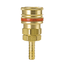 A-3603 ZSi-Foster Quick Disconnect A70 Series 1/4" Standard Socket - 1/4" ID - Hose Stem - Brass