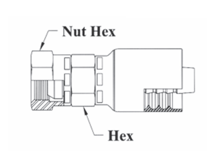 A05-4x4 Couplamatic A Series Coupling - NPSM - Female Swivel - 1/4" Hose ID - 1/4-18 Thread 