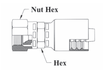 A07-6x6 Couplamatic A Series Coupling - SAE 45° - Female Swivel - 3/8" Hose ID - 5/8x18 Thread