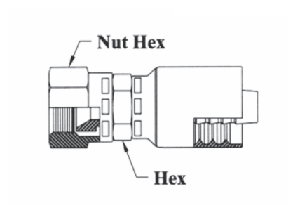 A40-4x4 Couplamatic A Series Coupling - JIS 30° Flare Parallel Pipe - Female Swivel - 1/4" Hose ID - G-1/4-19 Thread