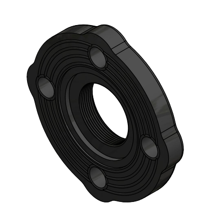 AF201 Banjo 2" Polypropylene ANSI Flange - Mach F/Nalco