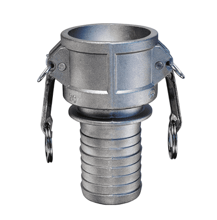 ALSH-C100 Kuriyama Aluminum Quick-Acting Coupling - Part C - 1" Female Coupler x 1" Hose Shank