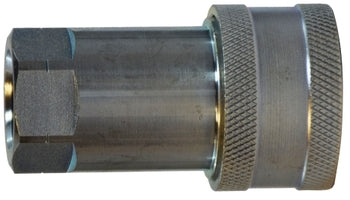 ANV14F (ANV-14-F) Midland Hydraulic Quick Disconnect - ISO-A Female Pipe Coupler - 1/4" Body Size - 1/4" Female NPT - Steel