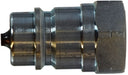 ANV14M (ANV-14-M) Midland Hydraulic Quick Disconnect - ISO-A Female Pipe Plug - 1/4" Body Size - 1/4" Female NPT - Steel