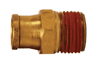 AQ68DOT4x4 Dixon Brass CA360 D.O.T. Push-In Fitting - Male Connector - 1/4" Tube OD x 1/4" Male NPT (Pack of 10)