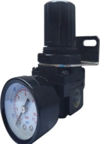 AR2 Midland Pneumatic Air Regulator - 1/4" Port Size x 1/8" NPT Gauge Size