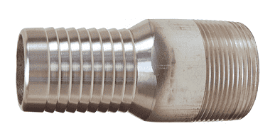 AST15 Dixon King Combination Nipple - 1-1/4" Aluminum NPT Threaded End (No Knurl)