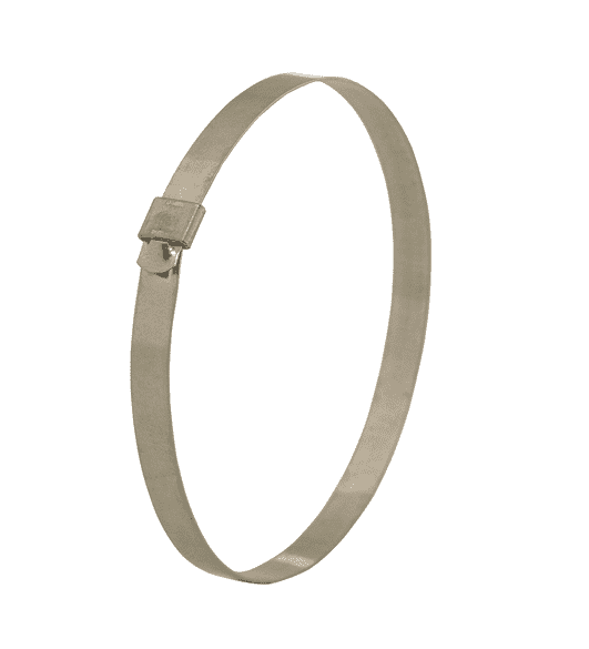 AU3089 by Band-It | Ultra-Lok® Tie | 0.25" Width | 24" Length | 0.015" Thickness | 304 Stainless Steel | 100/Bag