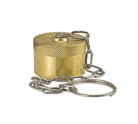 B-6108-08 ZSi-Foster Quick Disconnect FWN Series Wing Nut Couplers - 3/4" - Brass Dust Cap