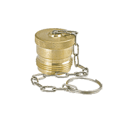 B-6109-08 ZSi-Foster Quick Disconnect FWN Series Wing Nut Couplers - 3/4" - Brass Dust Plug
