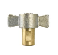 B-6125-08 ZSi-Foster Quick Disconnect FWN Series Wing Nut Socket - 3/4" - NPTF Thread: 1/2-14