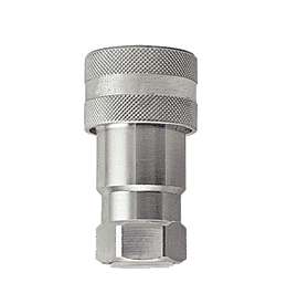 B-6601-4-4 ZSi-Foster Quick Disconnect ISO-A Series Socket - 1/4" - 1/4-18 NPTF - Steel