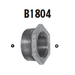 B1804-48-32 Adaptall Malleable Iron -48 Male BSPT x -32 Female BSP Solid Adapter