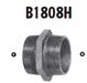 B1808H-06-06 Adaptall Malleable Iron -06 Male BSPT x -06 Male BSPT Adapter 