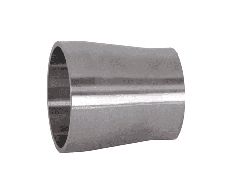 B19WX-R300 Dixon 316L Stainless Steel Sanitary Tube OD Weld x Schedule 10S Weld Pipe Size Adapter - 3" Pipe Size