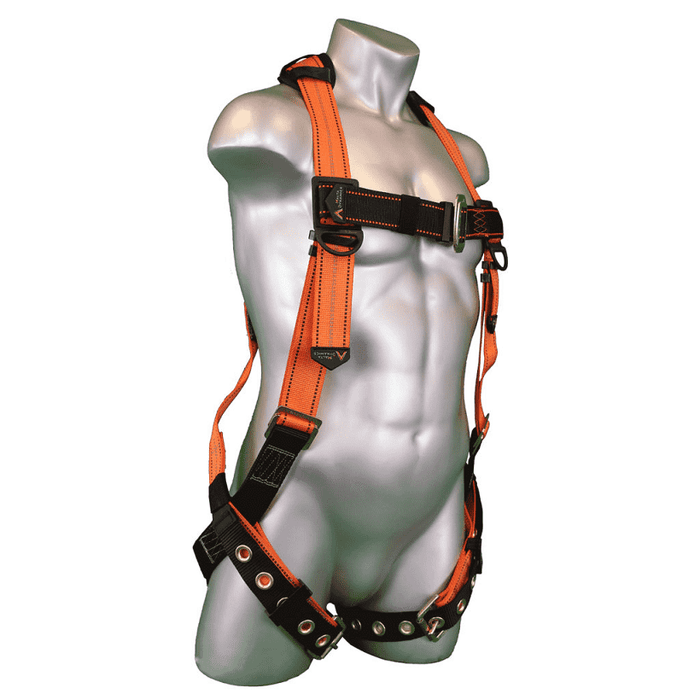 B2006-X Malta Dynamics Warthog® Tongue and Buckle Full Body Harness with X-Pad (XS)