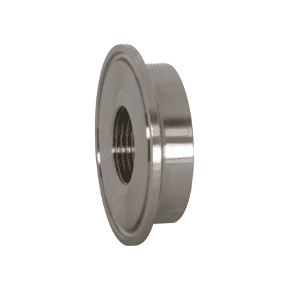B23BMP-G200375 Dixon Valve 304 Stainless Steel Sanitary Thermometer Cap - 2" Tube OD - 3/8" NPT Tap Size