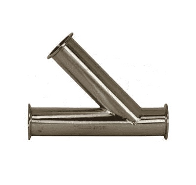 B28AMP-R250 Dixon Valve 316L Stainless Steel Sanitary Clamp Lateral - 2-1/2" Tube OD