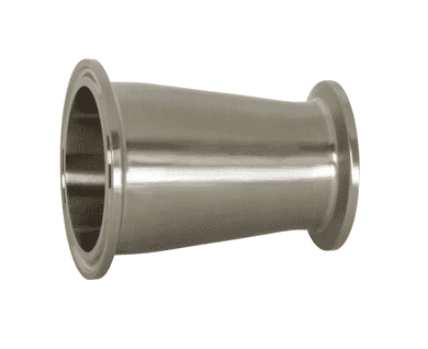B3114MP-G400150 Dixon 304 Stainless Steel Sanitary Clamp Concentric Reducer - 4" x 1-1/2" Tube OD