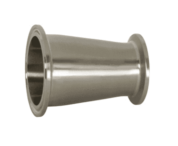 B3114MP-R250100 Dixon Valve 316L Stainless Steel Sanitary Clamp Concentric Reducer - 2-1/2" x 1" Tube OD