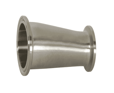 B3214MP-G600300 Dixon 304 Stainless Steel Sanitary Clamp Eccentric Reducer - 6" x 3" Tube OD