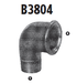 B3804-08-08 Adaptall Malleable Iron 90 deg. -08 Male BSPT x -08 Female BSP Solid Elbow