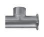 B7WMW-R600P Dixon Valve 316L Stainless Steel Sanitary Polished Weld x Clamp Run x Weld Branch Tee - 6" Tube OD