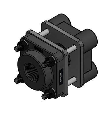 BF075325 Banjo 1" x 3/4" NPT Bolted Flange With 3-1/4" Bolt