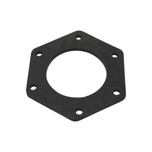 BF300GE Banjo Bolted Tank Flange Gasket - 3" Full EPDM Gasket