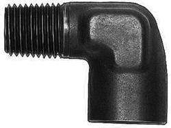 FBM5148 (FCM5148) Eaton Aeroquip® 1/4" Male Pipe x 1/4" Female Pipe 90° Elbow Adapter - Black Anodized Aluminum