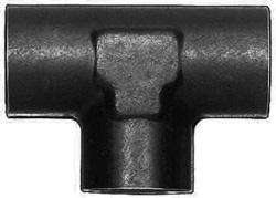 FBM5150 (FCM5150) Eaton Aeroquip® 1/8" Female Pipe x 1/8" Female Pipe x 1/8" Female Pipe Tee Adapter - Black Anodized Aluminum