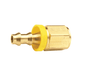 BPF54 Dixon Brass 1/2" Female NPTF x 5/8" ID Push-on Hose Barb Fitting - National Pipe Tapered - Dryseal