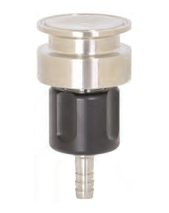 BSVICV-N050025 Dixon Valve Inline Sample Valve - 1/2" Valve Size - 1/4" Barb Size
