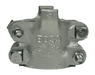 B34 Dixon Plated Iron Boss Clamp for Hose ID 2-1/2" and Hose OD from 3-32/64" to 3-60/64"