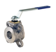 BV2IC-400WW-A Dixon Valve 4" Sanitary Wafer Ball Valve - 316 Stainless Steel - Seat: PTFE