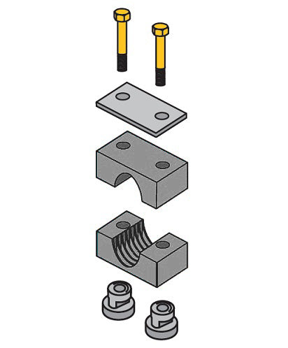 thumbnail image 2 of Twin Series Pipe Clamps Manufacturer 2 of 9