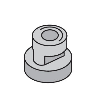 HRN6 ZSi-Foster | Beta Clamp | Heavy Series | Group H6 7/16" Rail Nut | Zinc Plated Steel