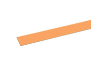 C14599-P200 by Band-It | Valuband Roll Band with COLOR-IT® | 5/8" Width | 0.025" Thickness | 201 Stainless Steel | Polyester Coated | Orange | Clear Tote | 100ft/Roll