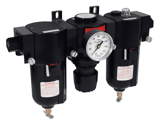 C26-02AMB Dixon Wilkerson 1/4" Standard Combination Unit with Metal Bowl - Automatic Drain - 35 SCFM