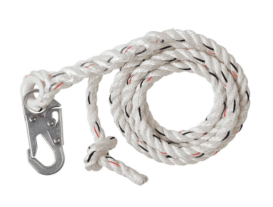 C7052 Malta Dynamics 25' Vertical Lifeline Assembly with Snap Hooks