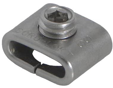 BAND-IT BUCKLE TYPE CLAMP, 2550 ° F, FOR 3/8 IN BANDING, 201