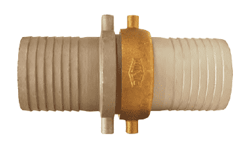 CAB150 Dixon 1-1/2" King Short Shank Suction Complete Coupling with NPSM Thread (Aluminum Shank with Brass Nut)