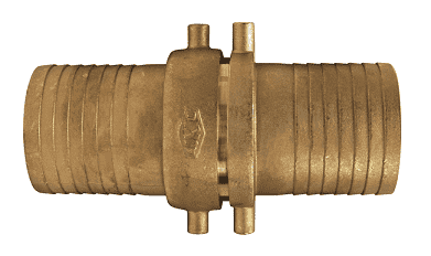 CBB400 Dixon 4" King Short Shank Suction Complete Coupling with NPSM Thread (Brass Shank with Brass Nut)