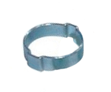 CC-1720 Midland Circle Clamp - 2-Ear Pinch Clamp - 3/4" - Range: 0.669" Closed / 0.787" Open - White Zinc Plated Carbon Steel