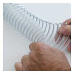 CG-SL400X100 Kuriyama Tigerflex CG-SL Series Pre-Slit Cover Guard PVC Ducting and Cover Protection Hose - 4" - 100ft