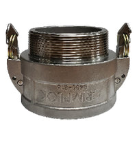 CGBSL-300-SS1 Midland Crimplok Self Lock Cam & Groove - Part B - 3" Female Coupler x 3" Male NPT - 316 Stainless Steel