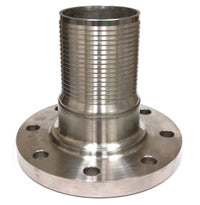 CNFL-200CR-SS316 Midland Crimplok King Combination Nipple - 2" 150# Fixed Flange x 2" Hose Barb - 316 Stainless Steel