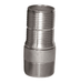 CNT-150CR-SP Midland Crimplok King Combination Nipple - 1-1/2" Male Pipe x 1-1/2" Hose Barb- Plated Steel