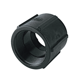 CPLG025 Banjo Polypropylene Pipe Coupling - 1/4" Female NPT x 1/4" Female NPT - 150 PSI (Pack of 10)