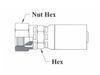 CS07-12X12 Couplamatic VARI-CRIMP Coupling - SAE 45° - Female Swivel - 3/4" Hose ID - 1-1/16x14 Thread (Old Part Number: 1224V)